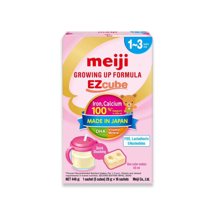 Sữa Meiji Nhập khẩu Thanh (1 - 3 tuổi) Growing Up Formula EZcube_20 thanh