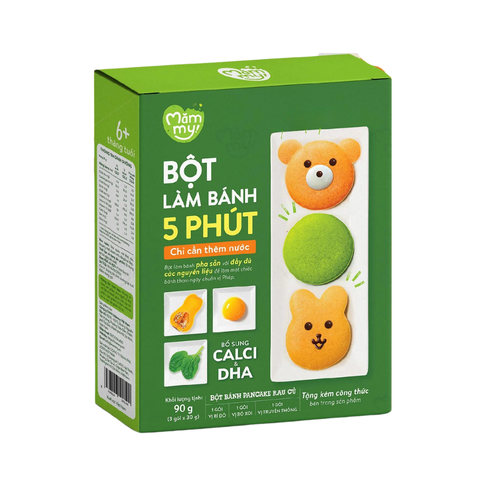 Bột làm bánh pancake Mammy vị rau củ 6m+ (3 gói x 30g)