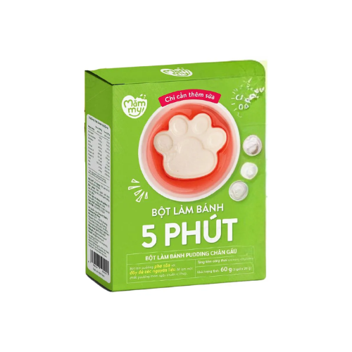 Bột làm bánh Pudding chân gấu Mammy 6m+ (3 gói x 20g)