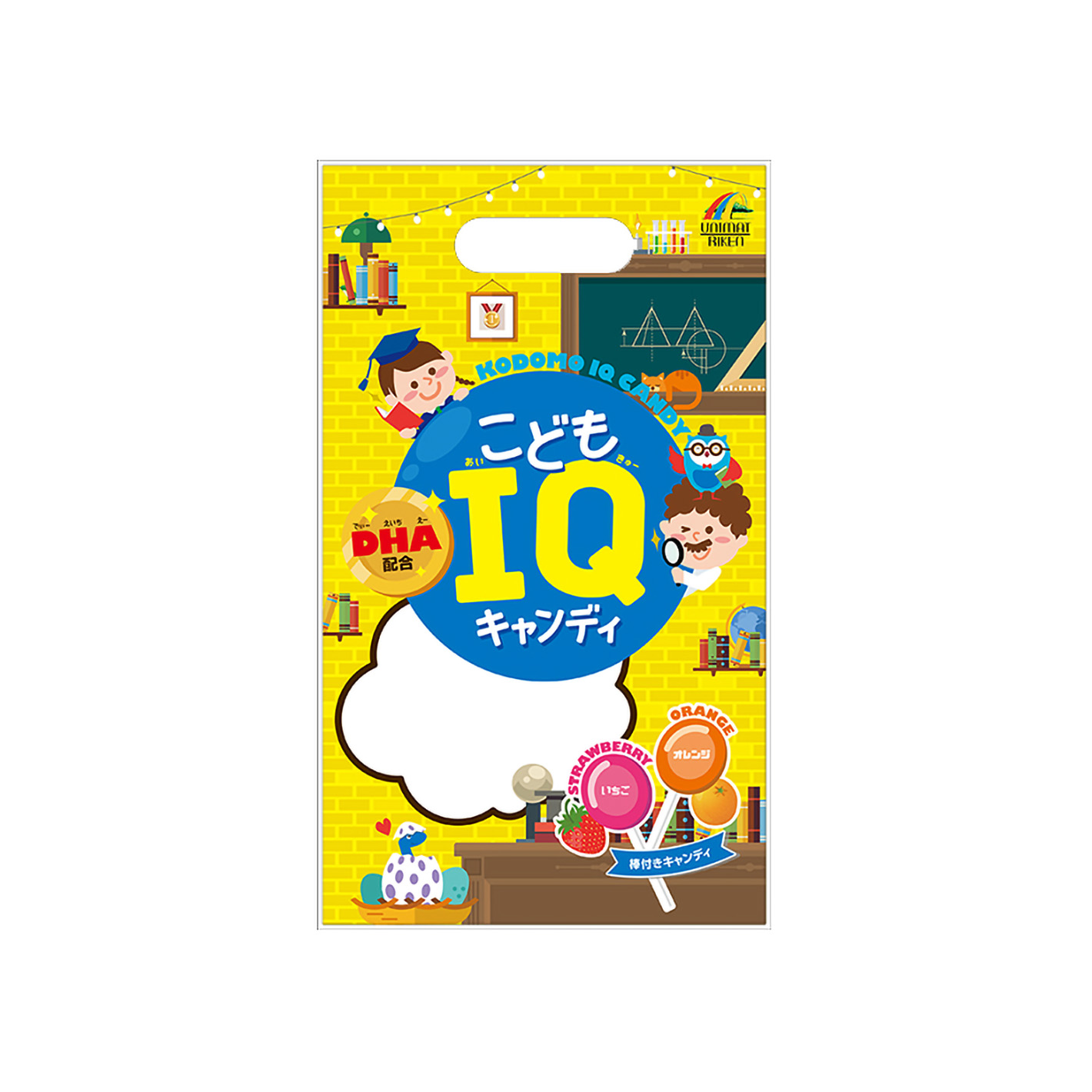 Kẹo mút IQ Unimat Riken 70g 