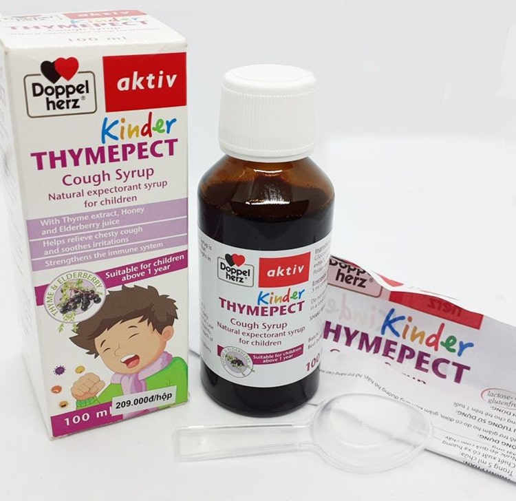 Siro Doppelherz trị ho đờm Kinder Thymepe 100ml