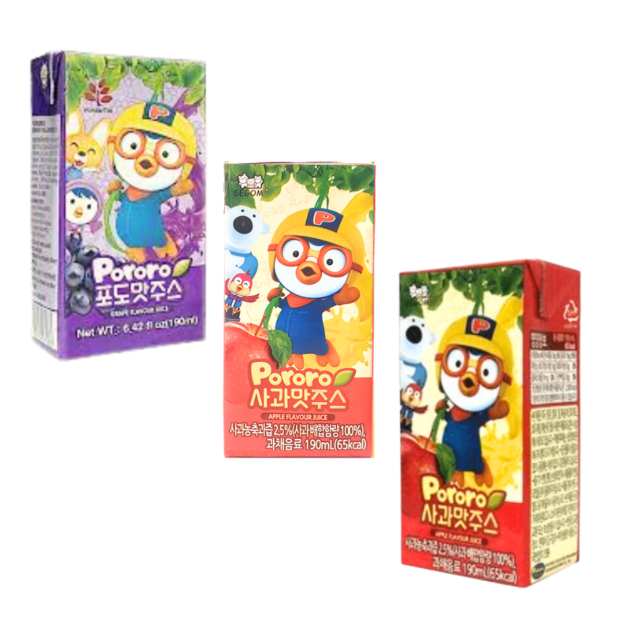 Nước ép trái cây Pororo 190ml 