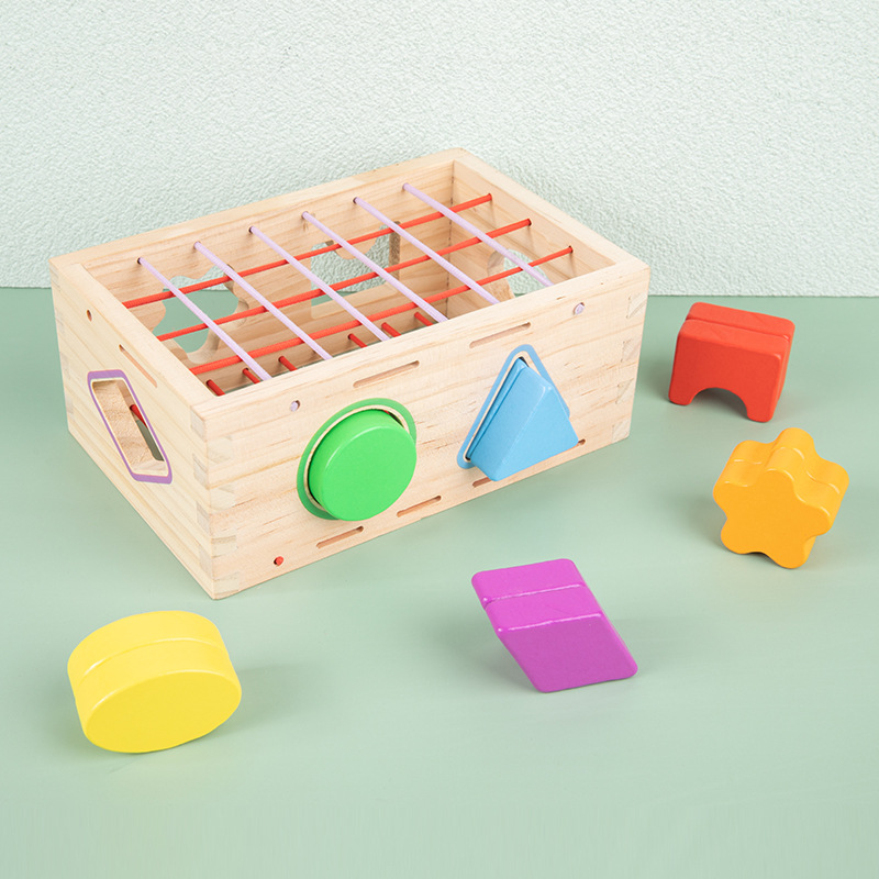 Bộ Đồ Chơi Giáo Dục Thả Khối Hình Khối - Montessori Giáo Dục Sớm