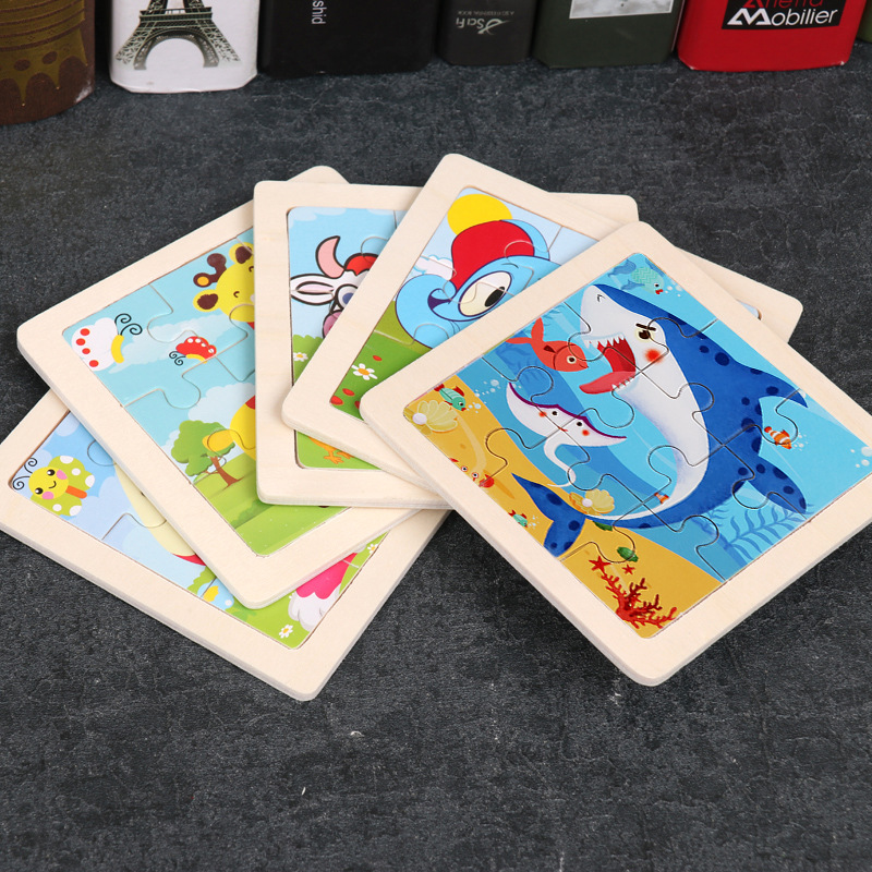 Đồ Chơi Ghép Hình 9 Miếng Chủ Đề Động Vật - Montessori Giáo Dục Sớm