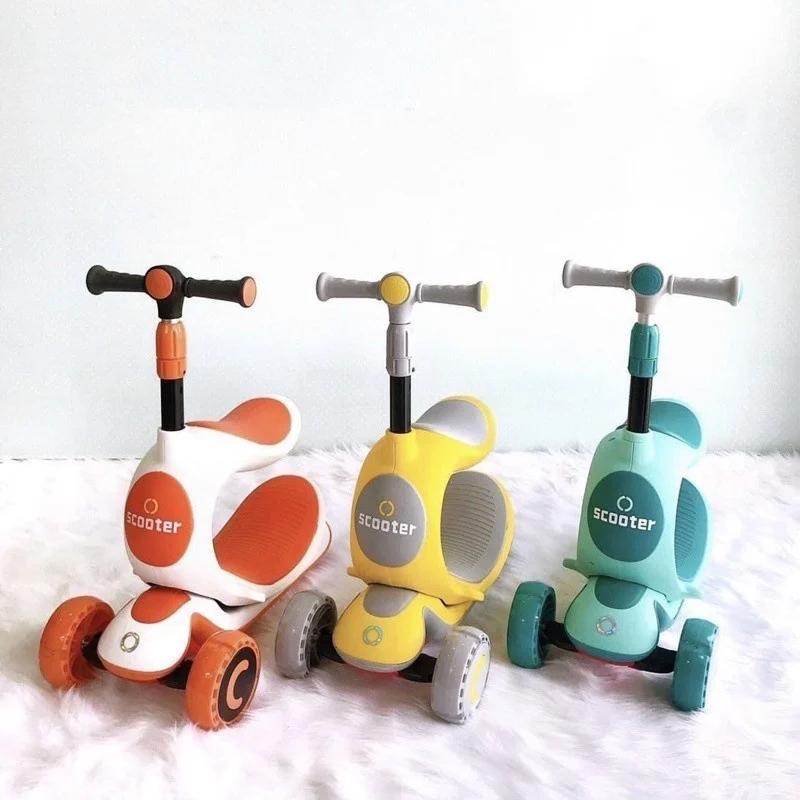 Xe trượt Scooter màu vàng