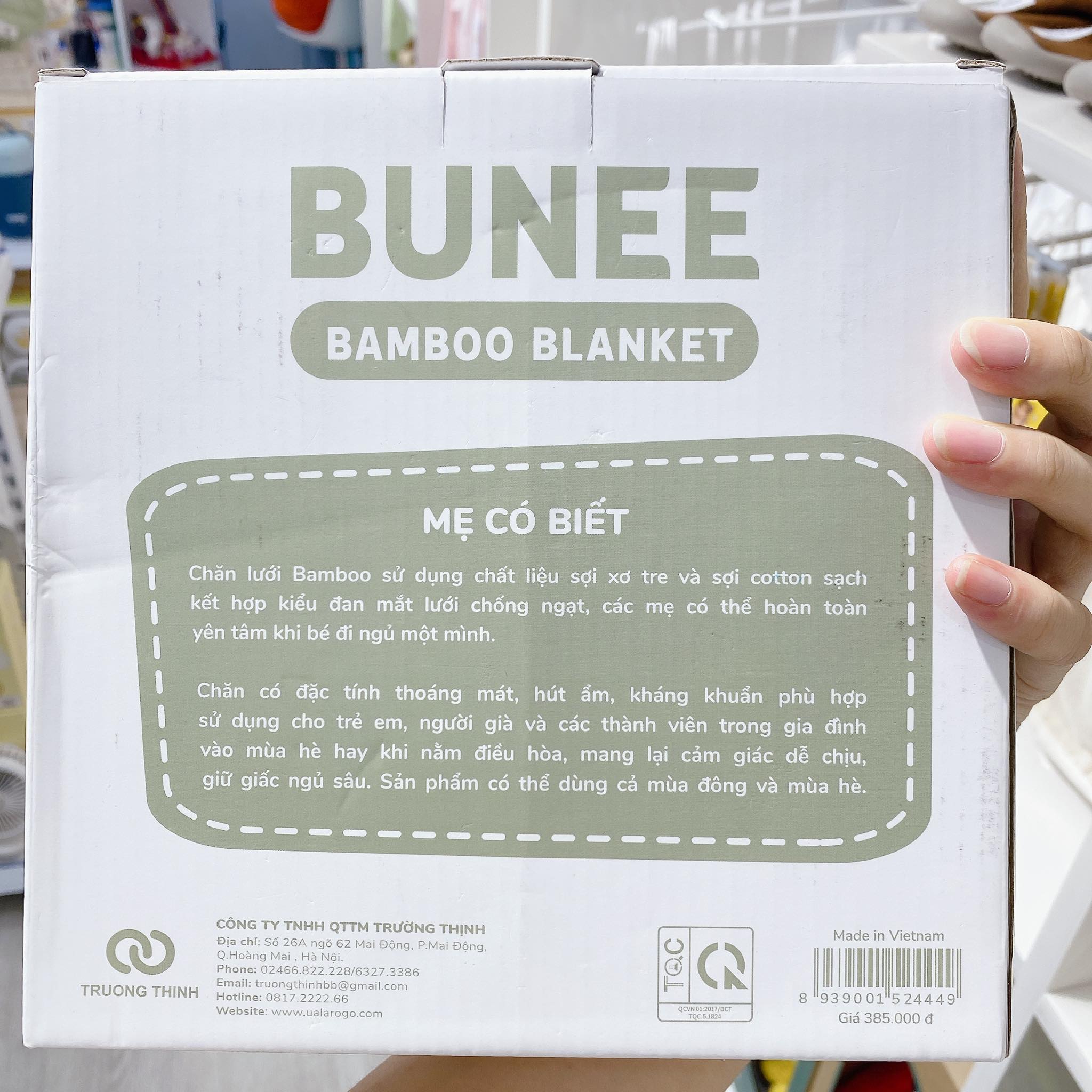 Chăn Lưới BamBoo 6 Màu Chính Hãng Uala Rogo