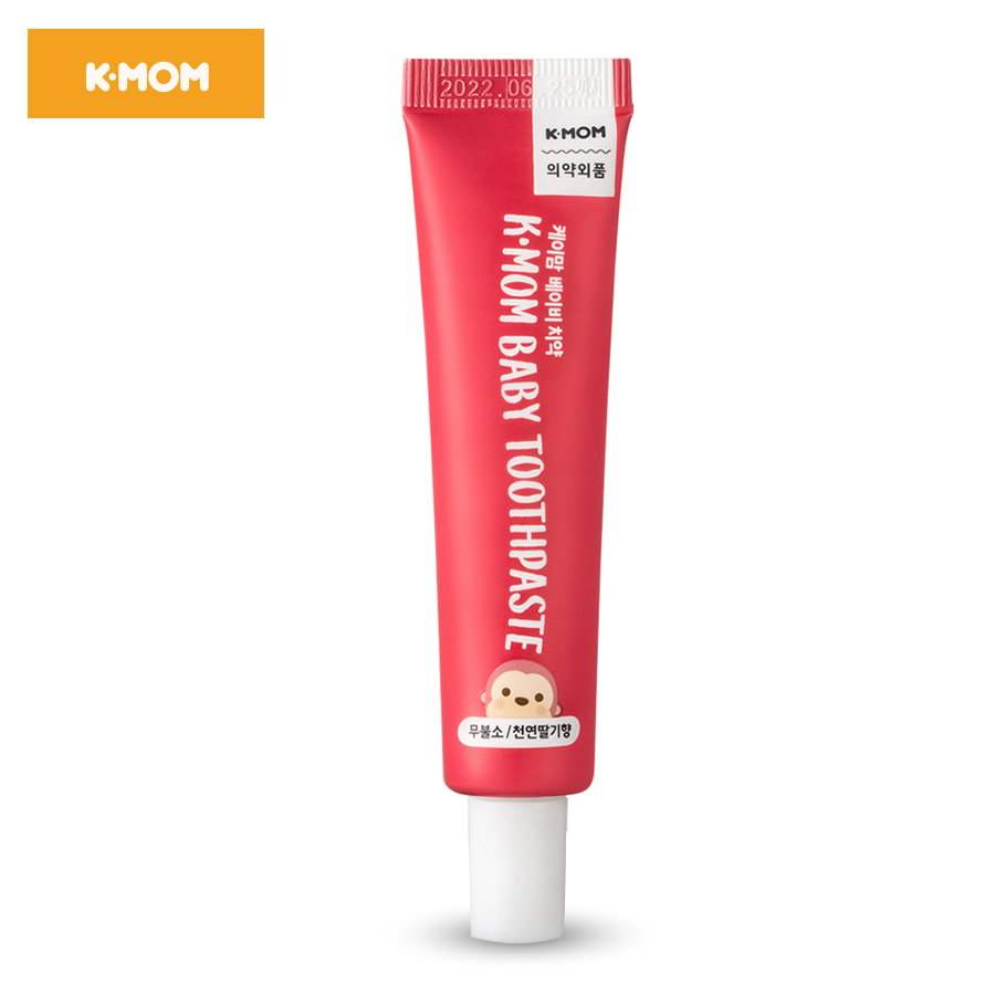 Kem đánh răng trẻ em không chứa flouride K-mom 6-36 tháng (30g)