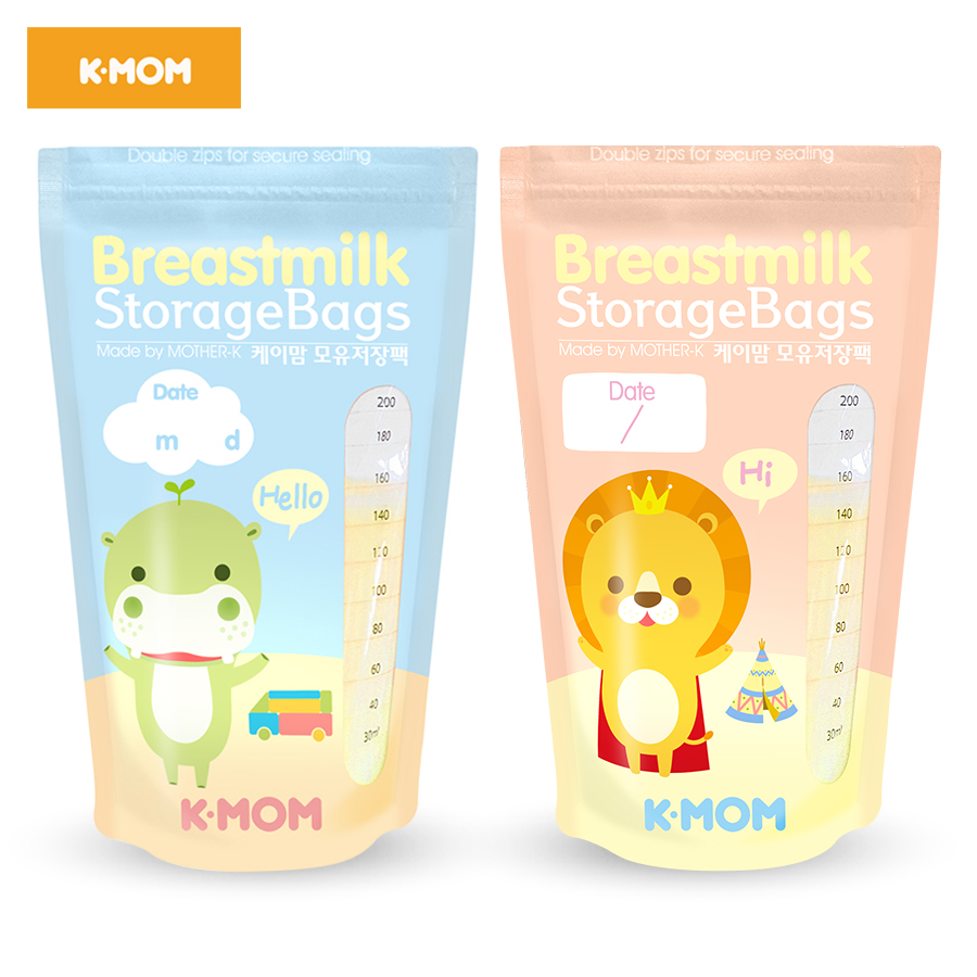 Túi trữ sữa K-mom Hàn Quốc 200ml