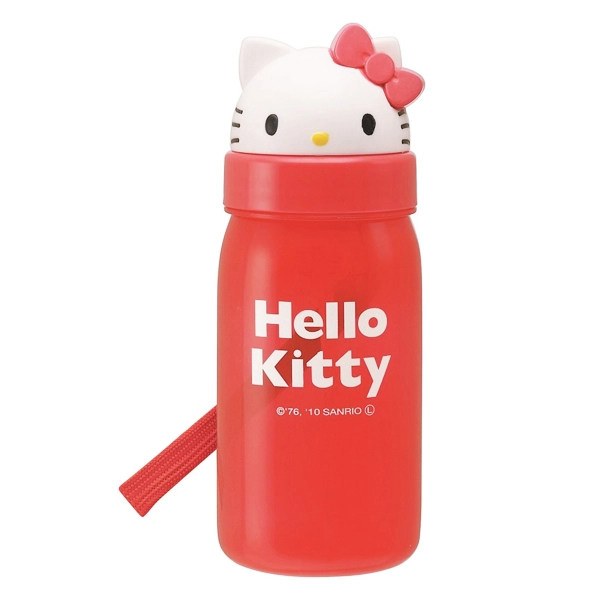 Bình nước vòi hút Skater hình Hello Kitty 350ml