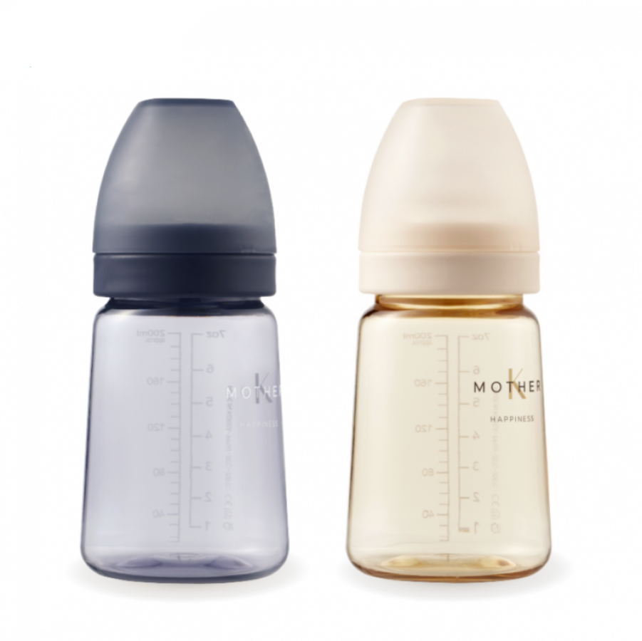 Bình sữa PPSU Hàn Quốc 1-2m Mother-K 180ml