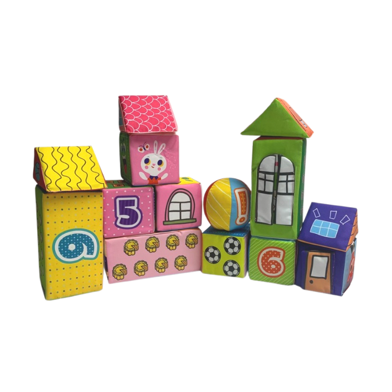 Bộ Khối Hình Diệu Kì 16 Khối ( PiPo Soft Blocks ) - PIPO - An Toàn Cho Trẻ Từ 0M+