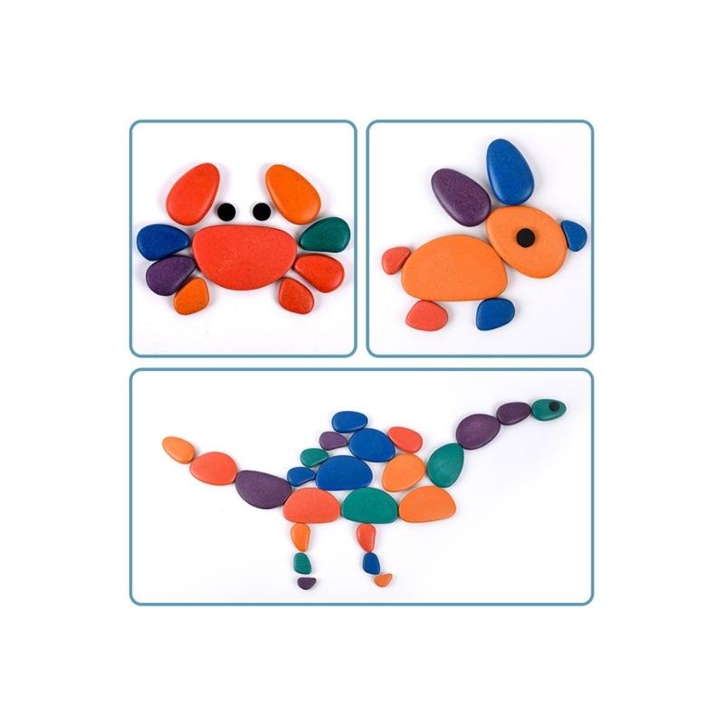 Bộ Đồ Chơi Gỗ Xếp Hình, Lắp Ráp Hình Con Vật - Stems Giáo Dục Sớm