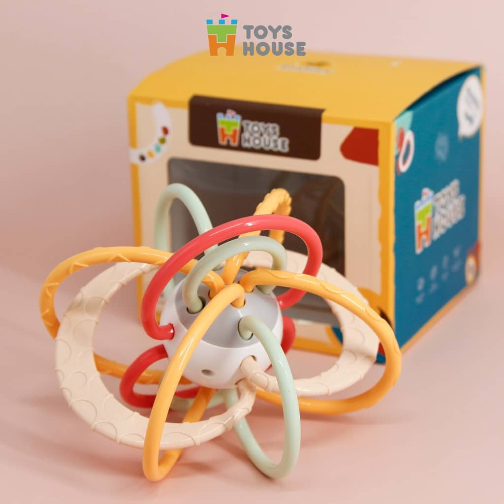 Đồ Chơi Bóng Gặm Nướu Mềm, Lục Lạc Cầm Tay Cho Bé - An Toàn Cho Trẻ - ToysHouse