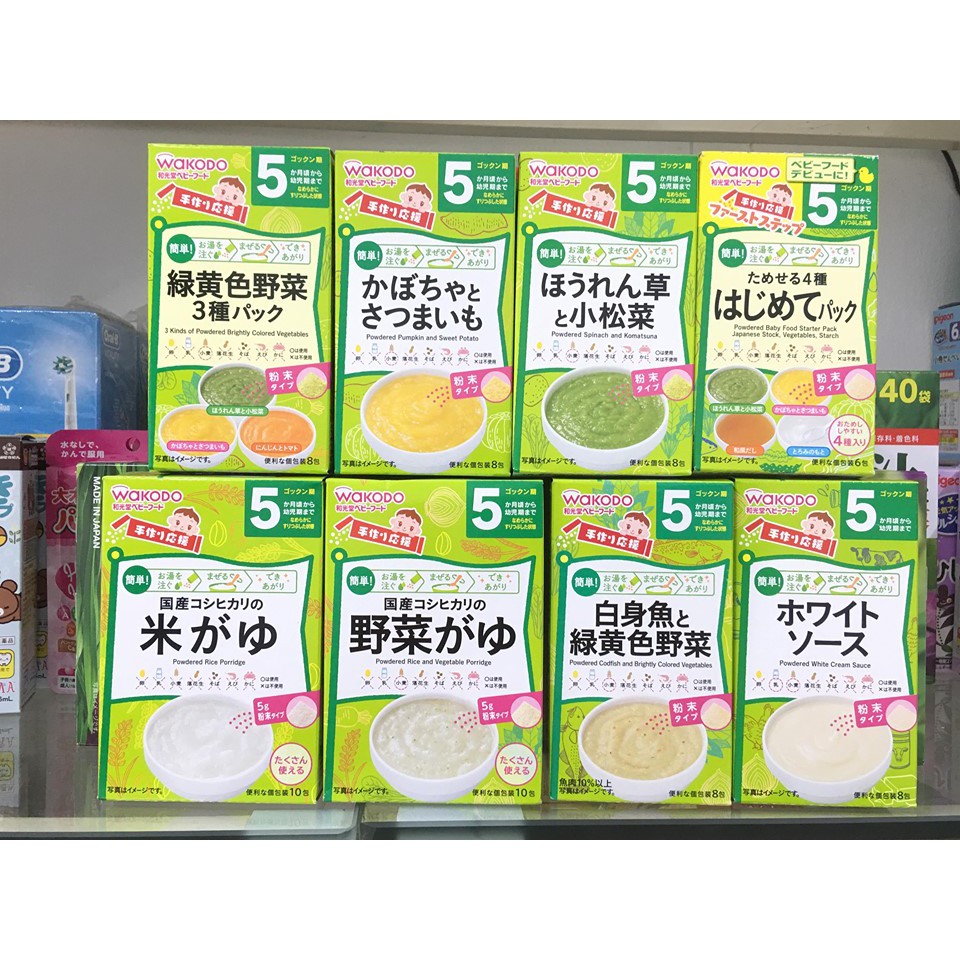 Bột ăn dặm wakodo 5m