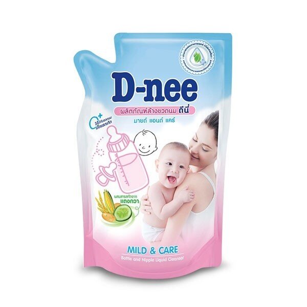 Dnee - Nước rửa bình sữa & rau quả 600ml (  túi)