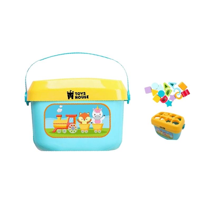 Đồ Chơi Thả Hình Khối Và Chữ Cho Bé TOYSHOUSE