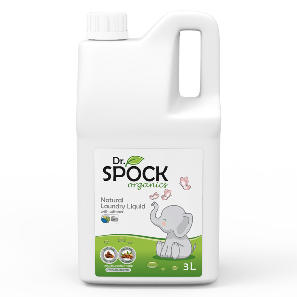 Dr.Spock Organics - Nước giặt xả thiên thiên cho bé 3000ml