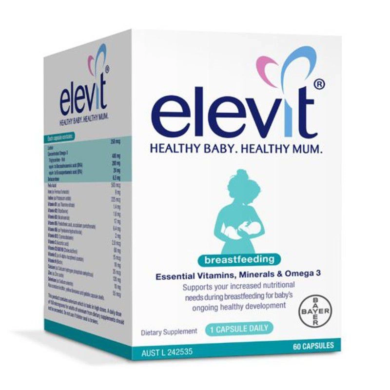 Elevit - Vitamin cho mẹ sau sinh 60v