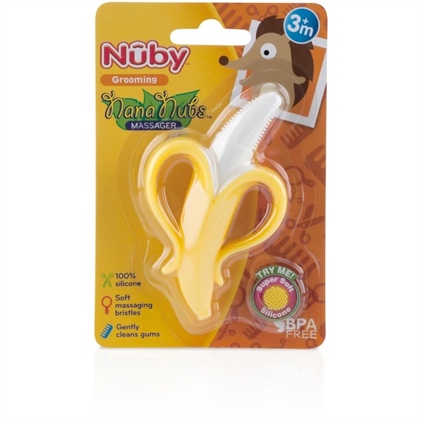 Gặm Nướu Hình Quả Chuối 360 độ Nuby (3M+)