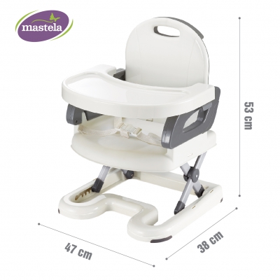 Ghế ngồi ăn bằng nhựa kết hợp sắt, có thể nâng hạ độ cao MSTL07110