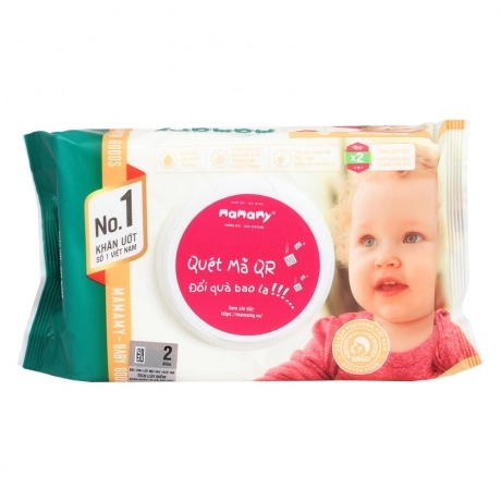 Mamamy - Giấy ướt 80 tờ không mùi