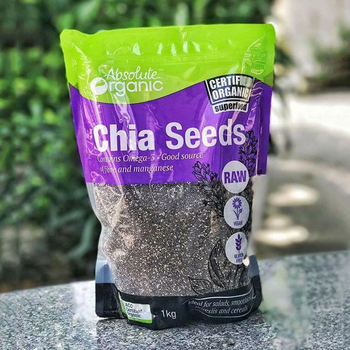 Hạt Chia Úc hữu cơ Absolute Organic