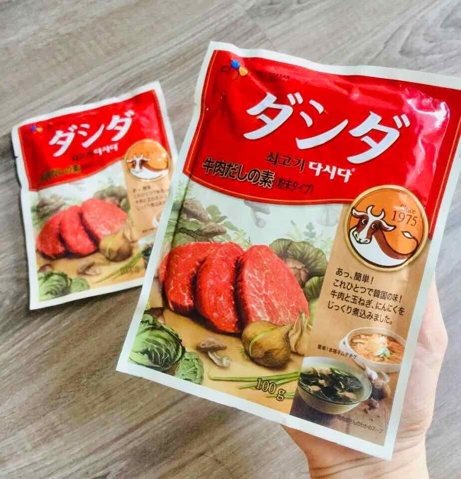 Hạt nêm Thịt Bò Rau Nấm CJ Dashida 100g