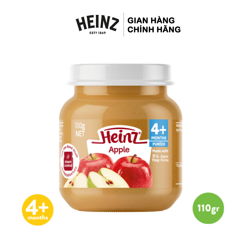 Heinz Trái cây táo nghiền 110gr