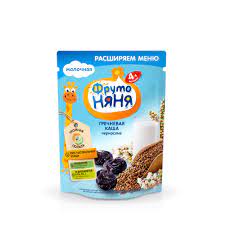 Bột ăn dặm Fruto vị kiều mạch, sữa, mận khô 4M+