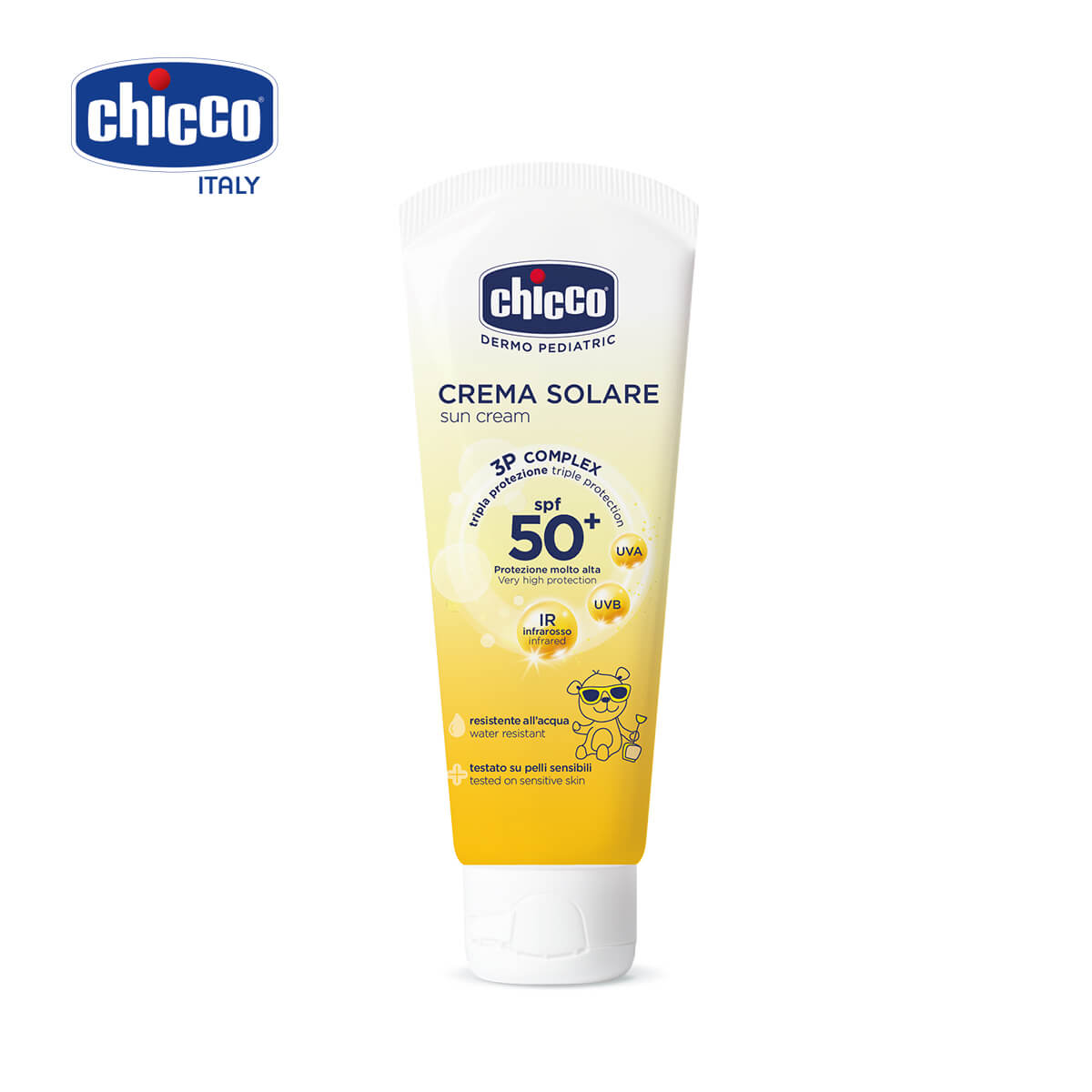 Kem chống nắng Chicco 3 tác động SPF 50+ 75ml