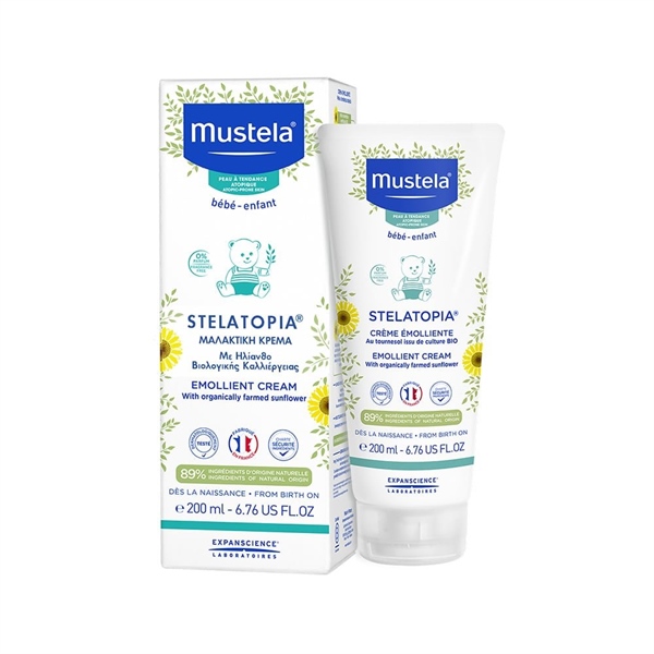 Kem dưỡng da Mustela Pháp cho bé viêm da cơ địa, chàm thể tạng (tuýp 200ml)