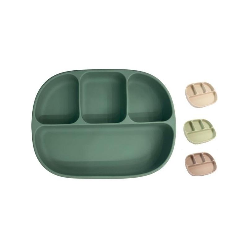 Khay Ăn Dặm Silicone Chống Trượt ECO - Chính Hãng TOBÉ - An Toàn Cho Bé