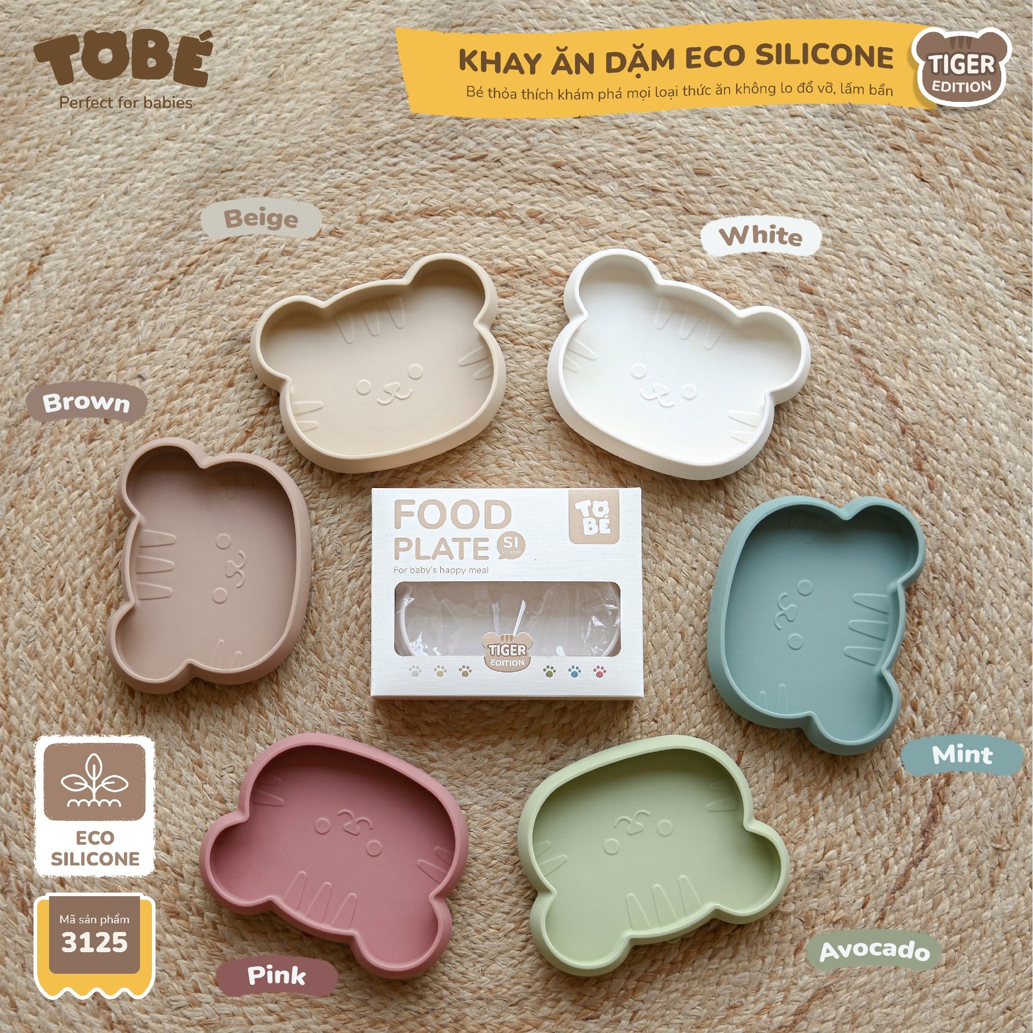 Khay ăn dặm Silicone