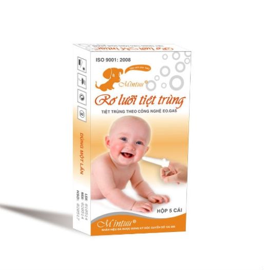 Mintuu - Tưa lưỡi tiệt trùng  (50 chiếc/ bịch)