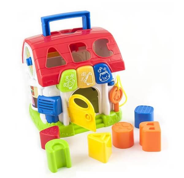 Ngôi nhà thả hình khối vui nhộn có nhạc 000772  hiệu Winfun