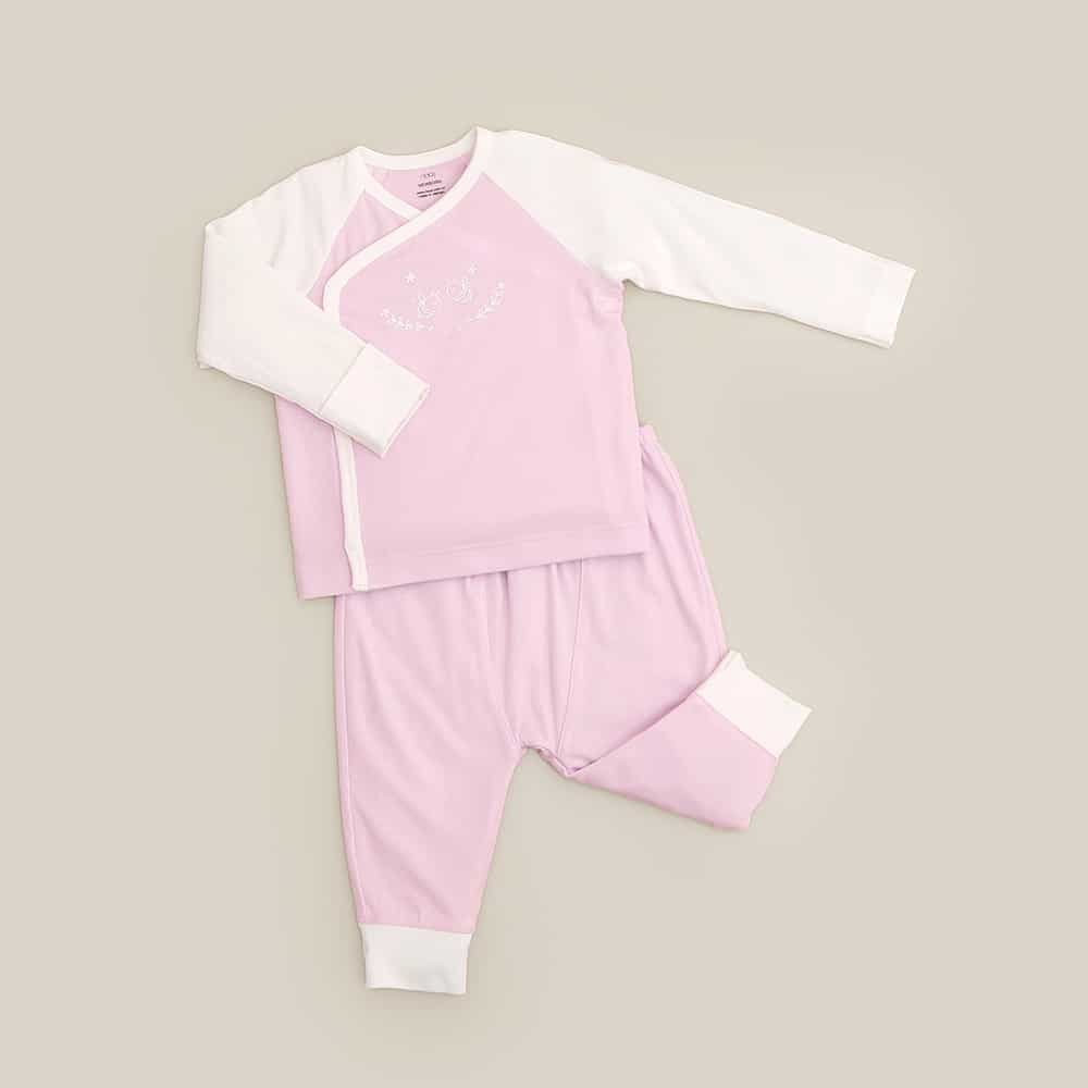 NOUS Bộ cài lệch tím nhạt hình con ong NB