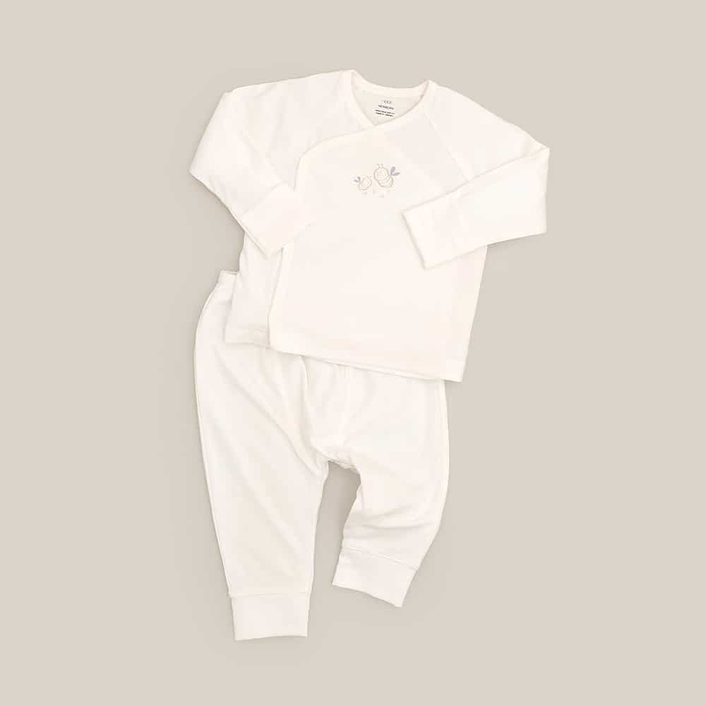 NOUS Bộ cài lệch trắng hình con ong NB