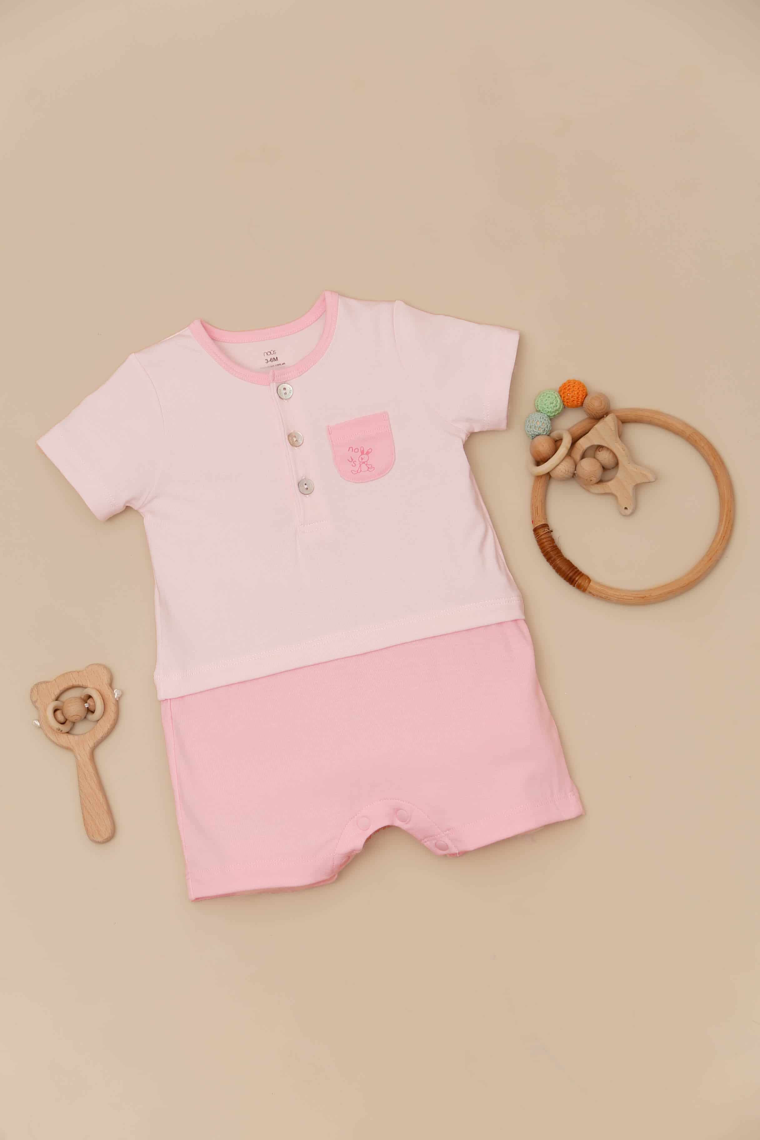 NOUS Body cộc Petit hồng trơn