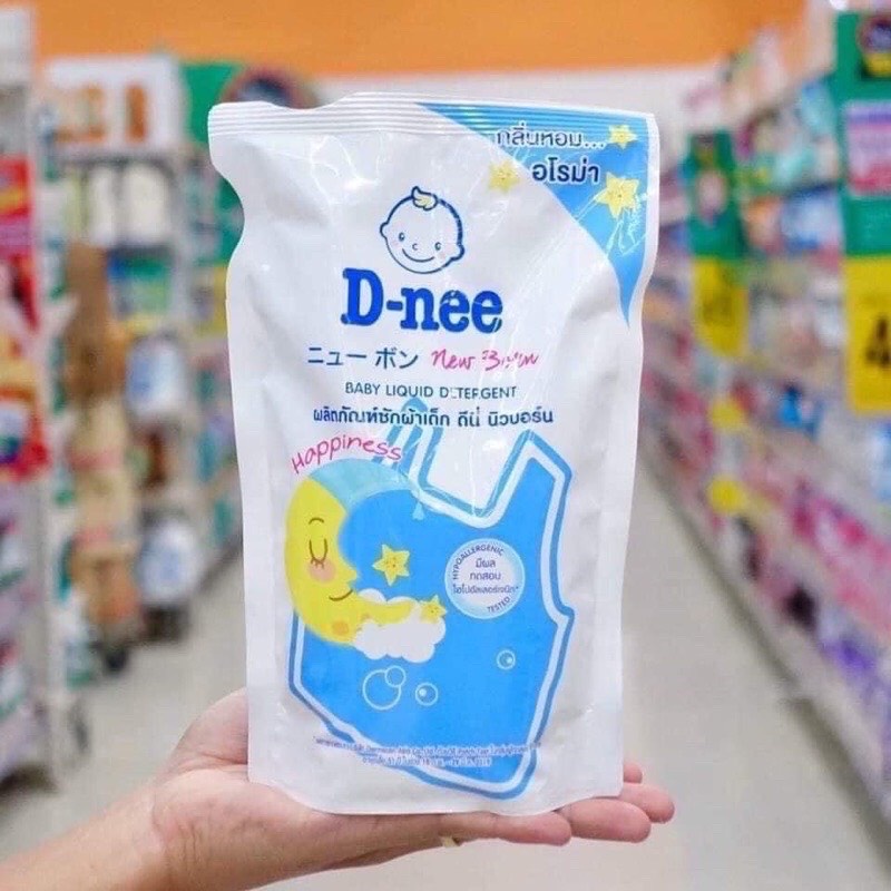 Nước giặt Dnee túi 1400ml xanh dương