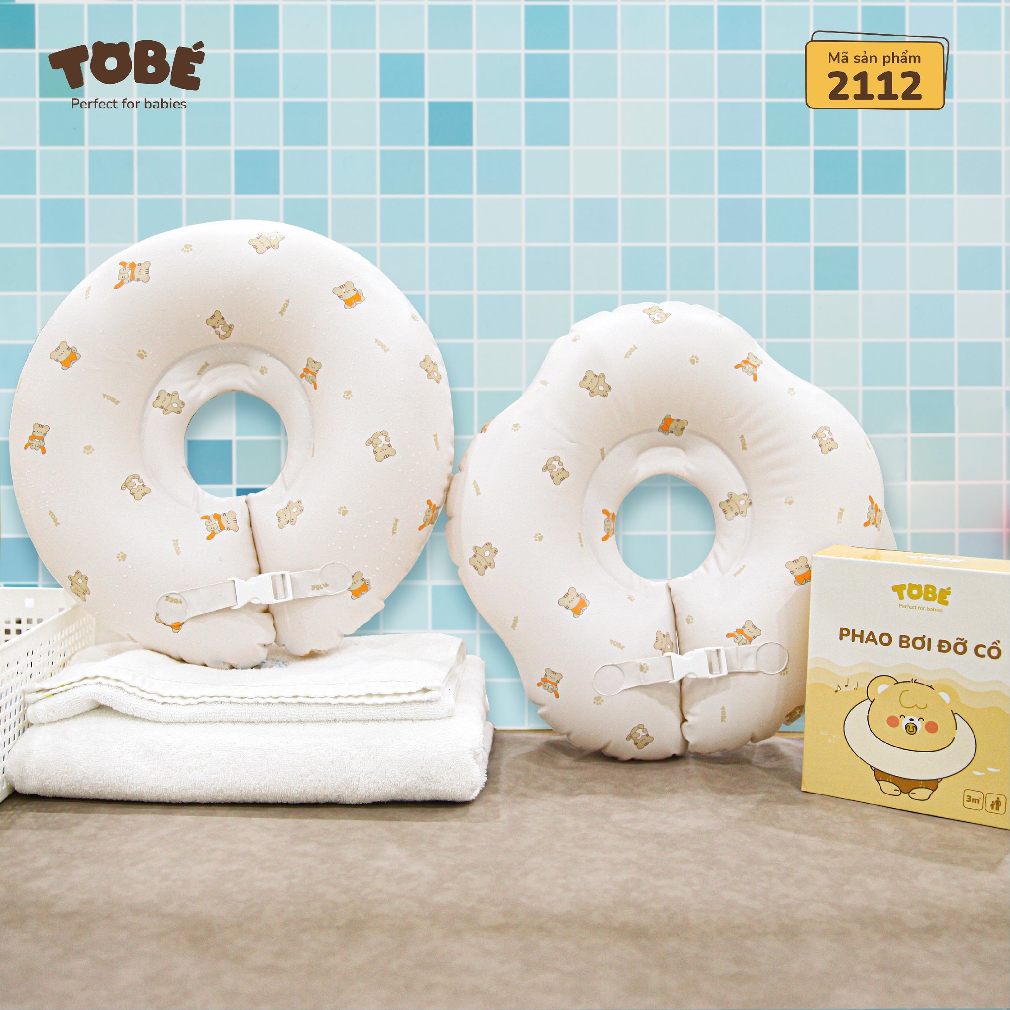 Phao bơi đỡ cổ Tobé (Hình Hổ)