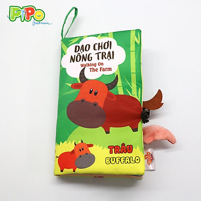 PIPO Sách vải đoán đuôi Dạo chơi nông trại