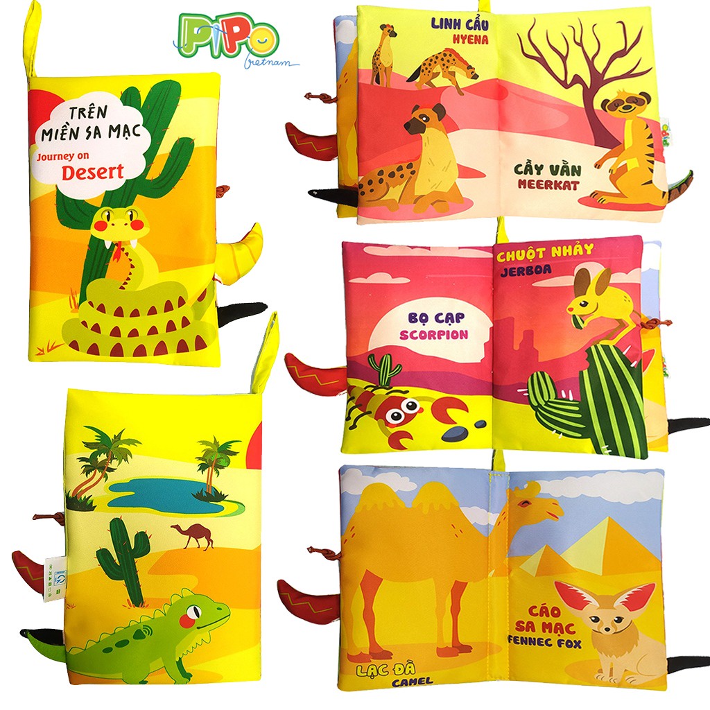 PIPO Sách vải đoán đuôi Trên miền sa mạc