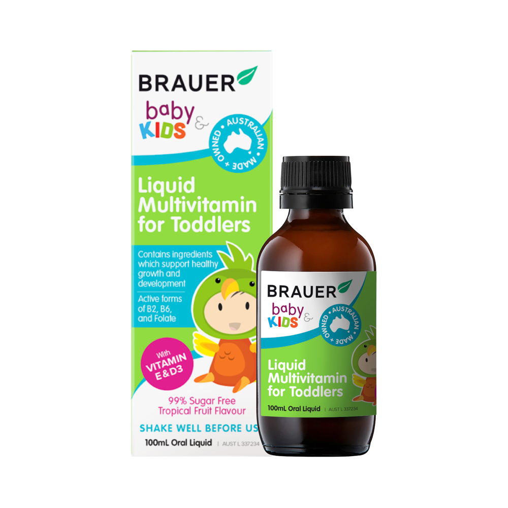 Siro Brauer bổ sung Sắt và Vitamin nhóm B cho trẻ từ 12 tháng (200ml)