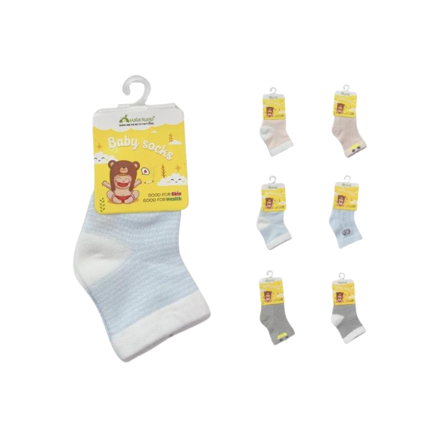 Tất Lưới Sợi Tre UALAROGO BamBoo Size 0-6M và Size 6-12M