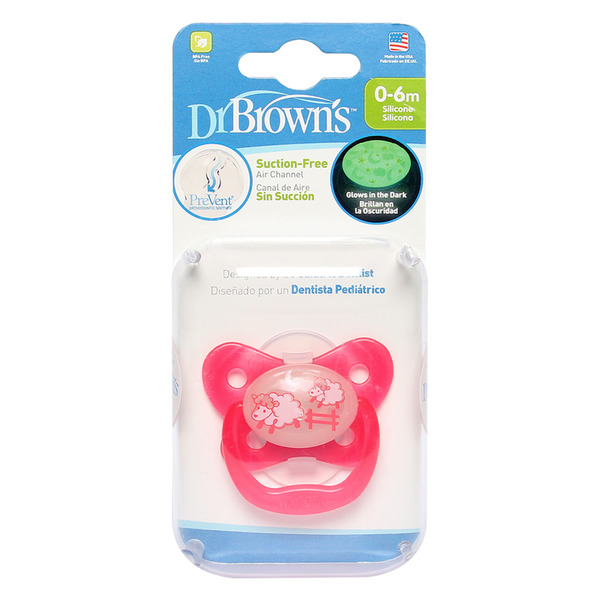 Ty giả Prevent Dr. Brown's Level 1 từ 0-6M Màu hồng