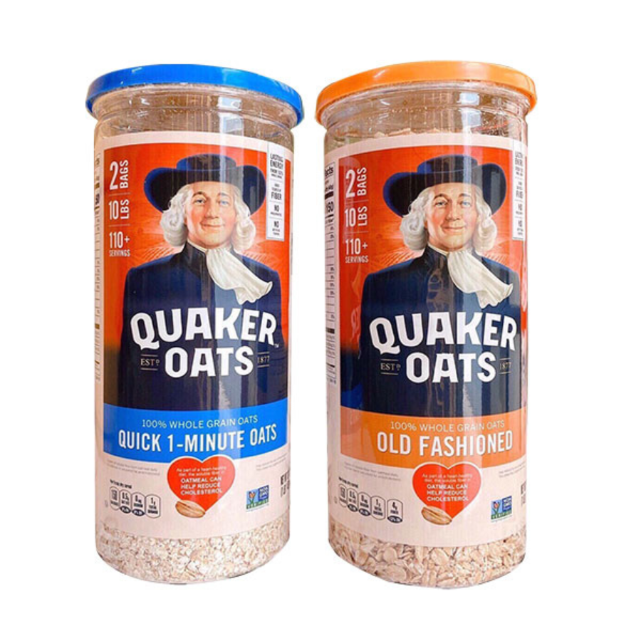 Yến mạch nguyên cán Quaker Oats ( Mỹ)
