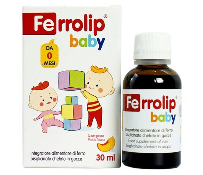 Sắt Hữu Cơ cho bé Ferrolip baby (30ml)