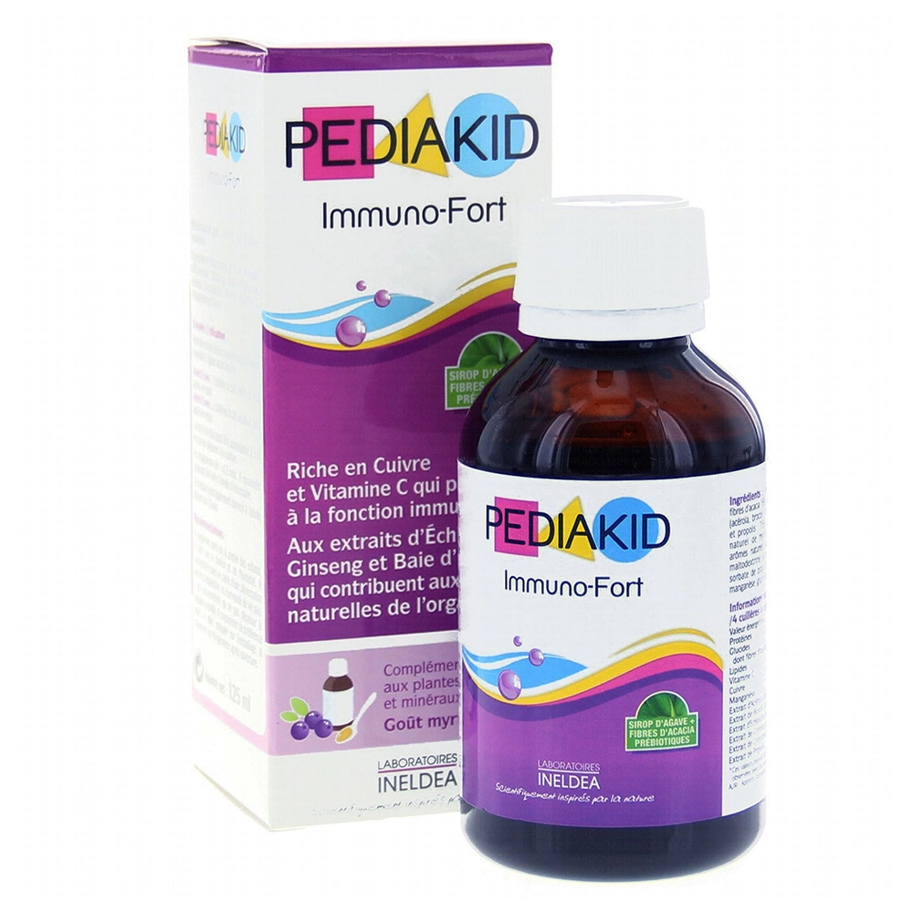 Siro tăng sức đề kháng PediaKid Immuno - Fort 125ml