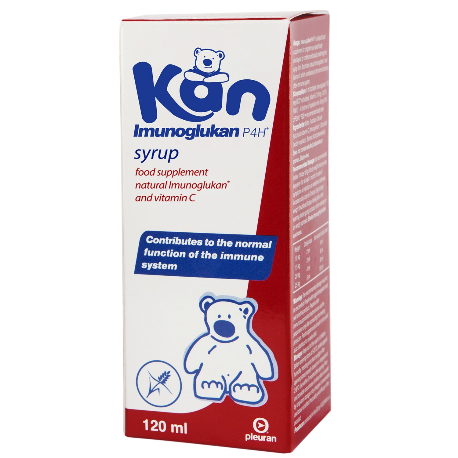 Siro tăng đề kháng Kan Imunoglukan P4H 120ml