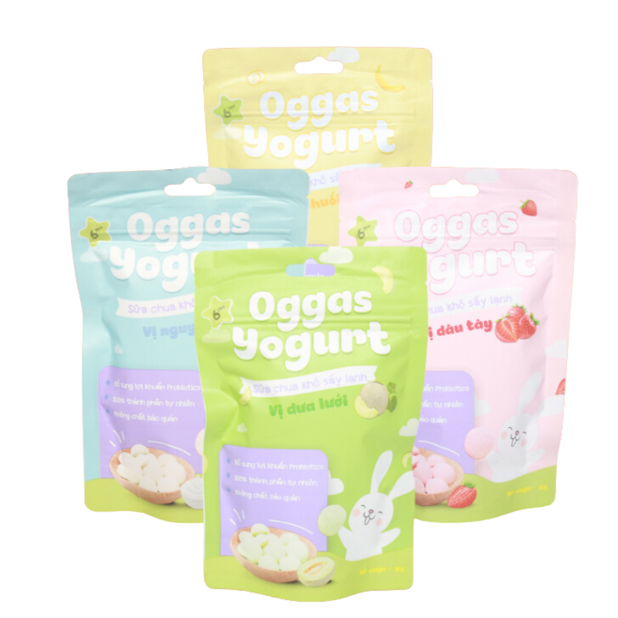 Sữa chua khô sấy lạnh Oggas Yogurt 18g 